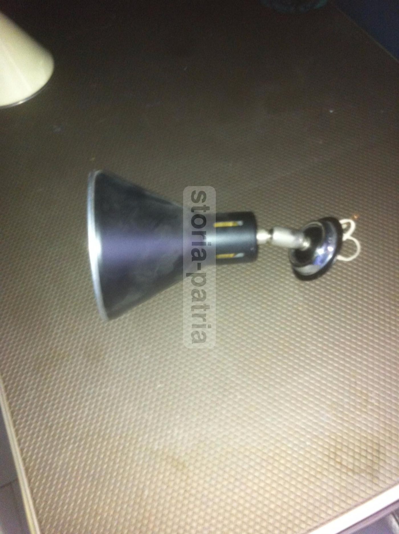 Coppia Faretti Vintage Anni '60 '70 Bianco Nero Modernariato