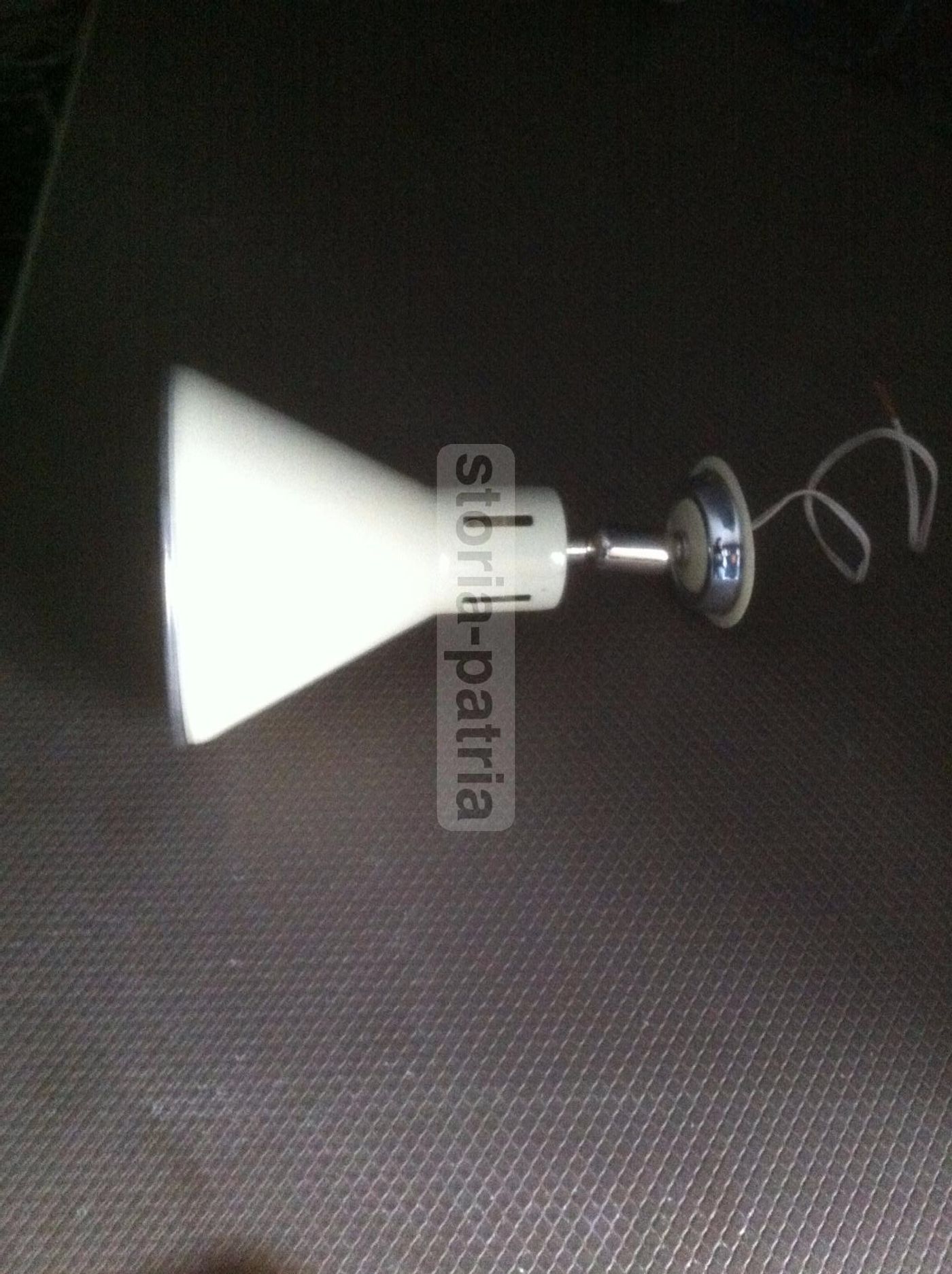 Coppia Faretti Vintage Anni 60 70 Bianco E Nero Modernariato