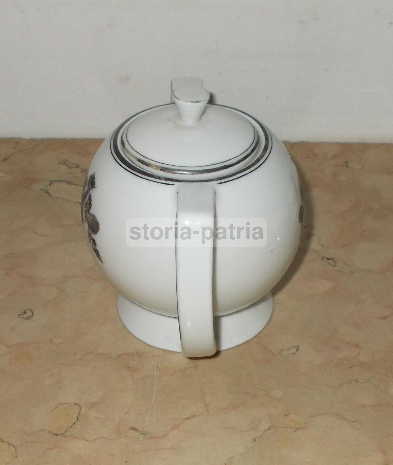 Zuccheriera In Porcellana Verbano Laveno, Design Anni '30 '50