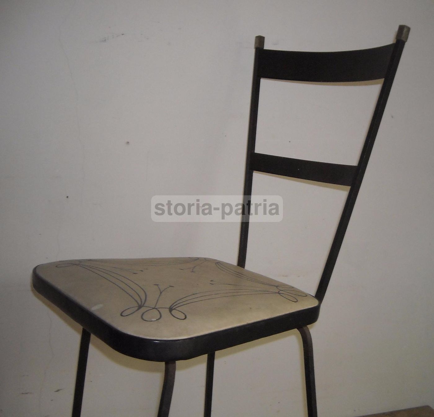 Sedia Vintage Anni '60 In Ferro Feam