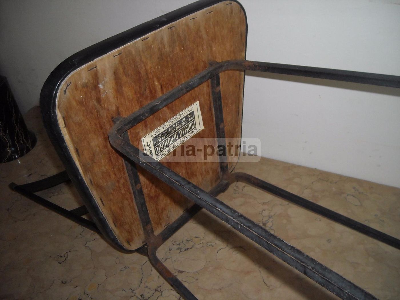 Sedia Vintage Anni '60 In Ferro Feam