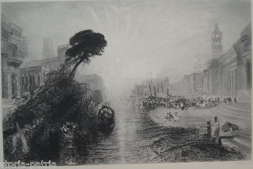 Didone E La Flotta Troiana A Cartagine, Incisione Di A. Mayeur Da J.M.W. Turner