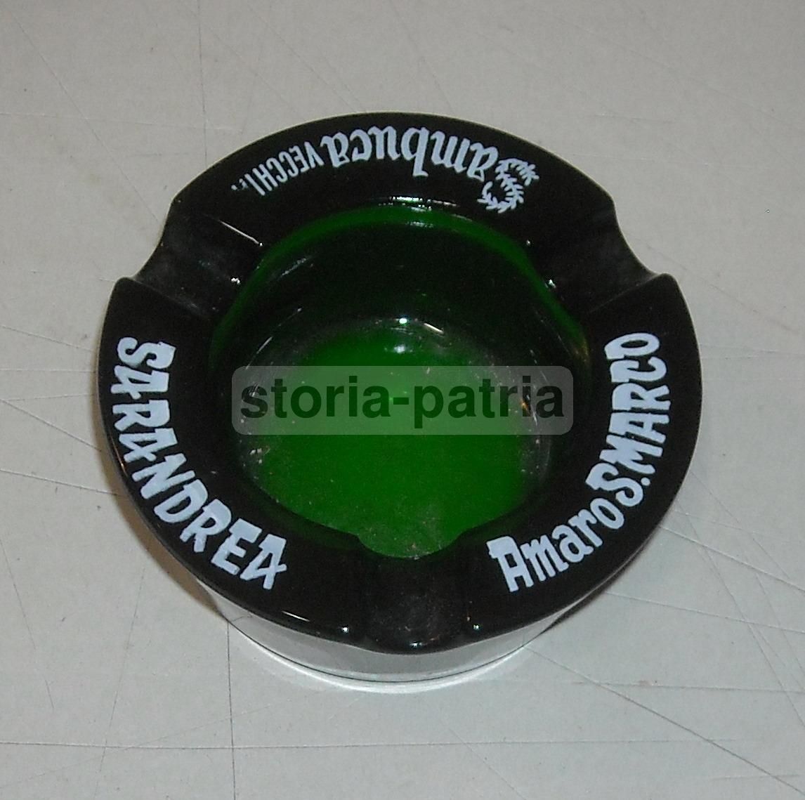 Posacenere Pubblicitario Sarandrea Sambuca Amaro S. Marco, Anni '70