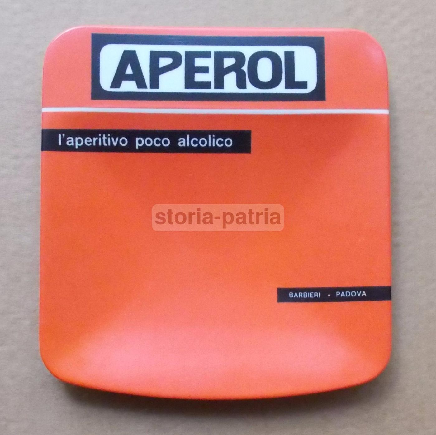 Vassoio Pubblicitario Aperol Barbieri Padova Anni '50 '70
