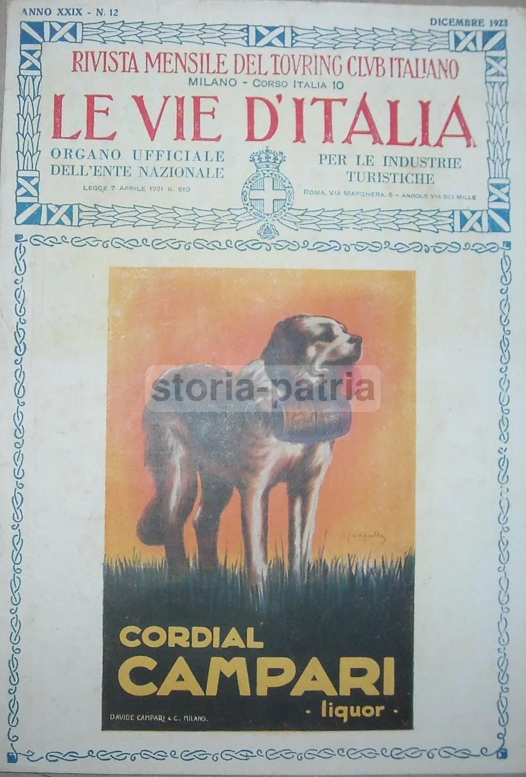 Cordial Campari Advertising Print, Leonetto Cappiello, 1923