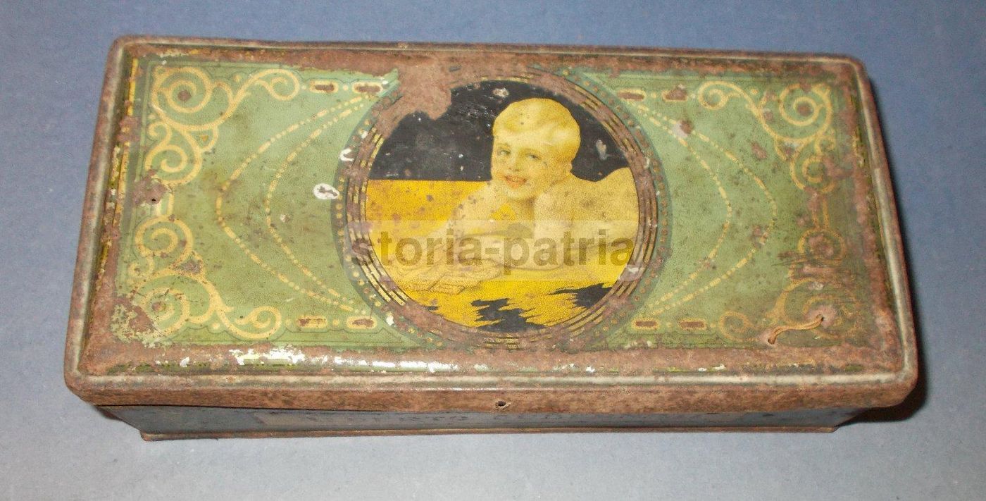 Scatola Pubblicitaria Liberty Gubernati Bologna Amaretti Biscotti