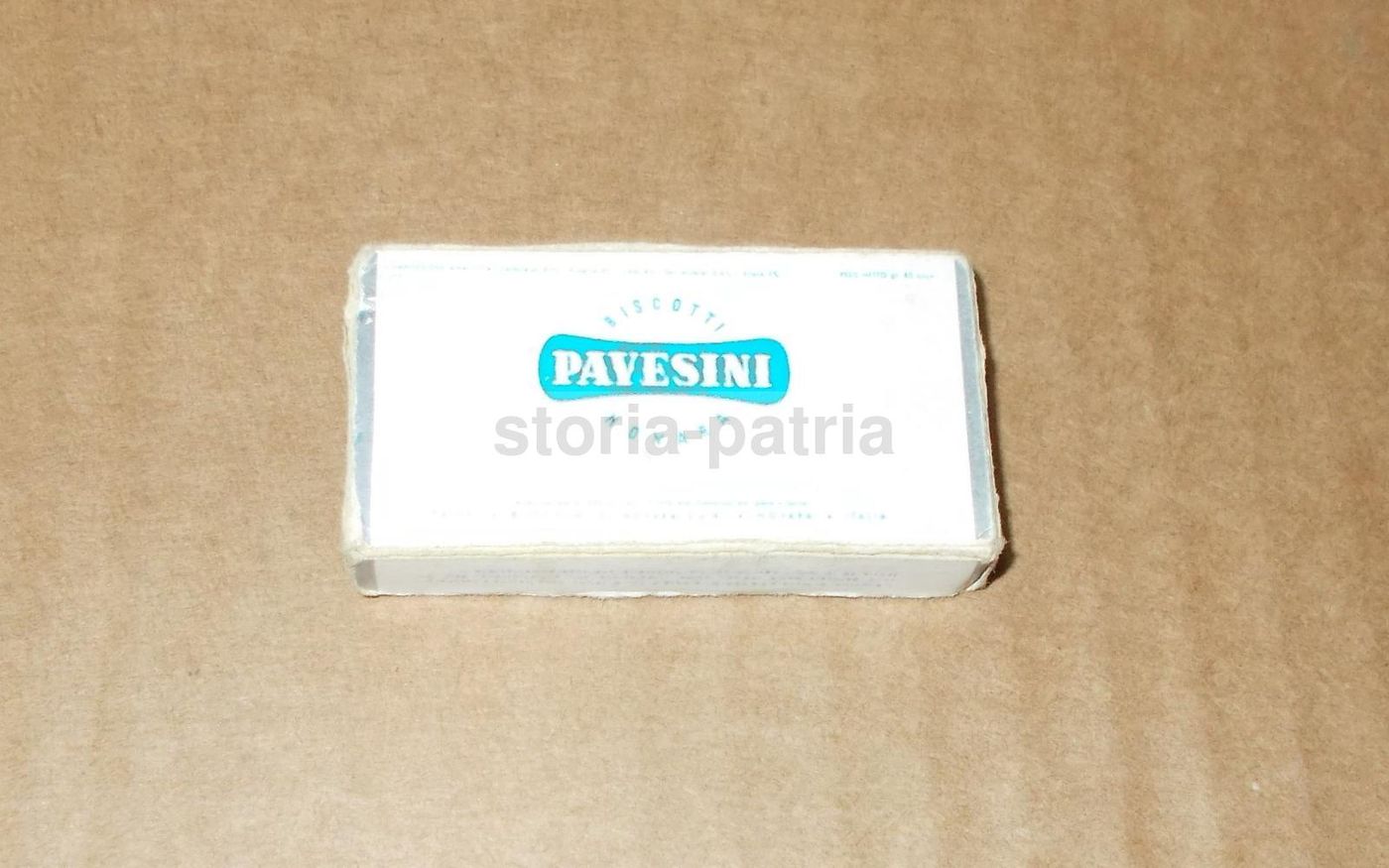 Scatola Miniatura Biscotti Pavesini Novara Anni '60 Pubblicità