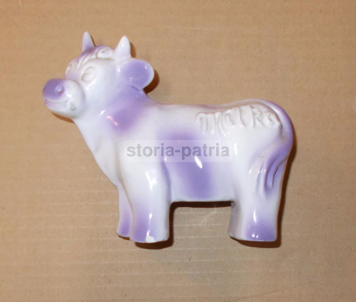 Salvadanaio In Ceramica Mucca Milka Anni '80