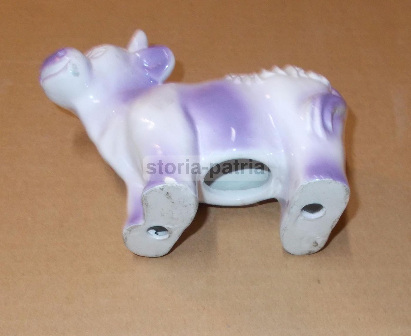Salvadanaio In Ceramica Mucca Milka Anni '80