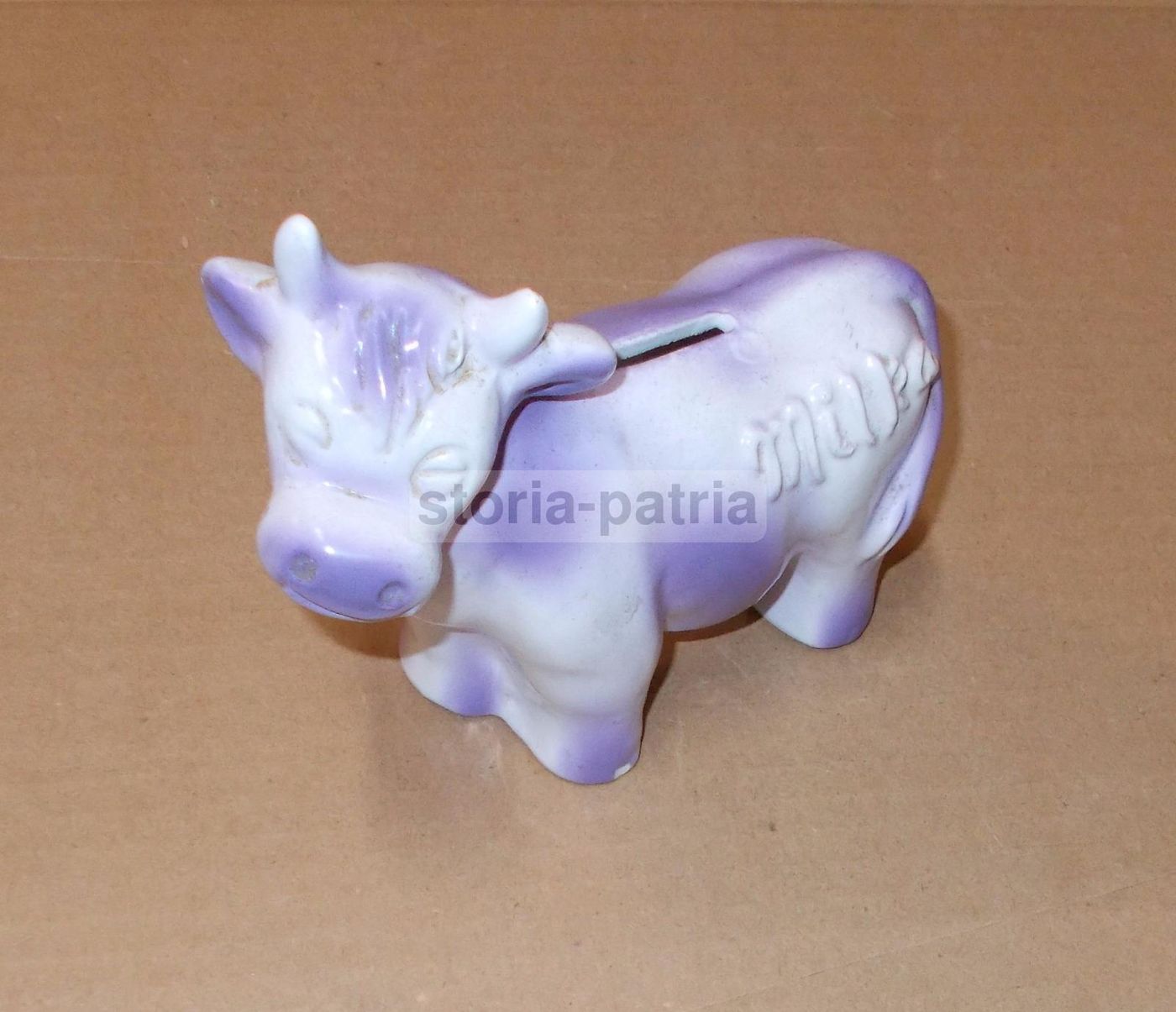 Salvadanaio In Ceramica Mucca Milka Anni '80