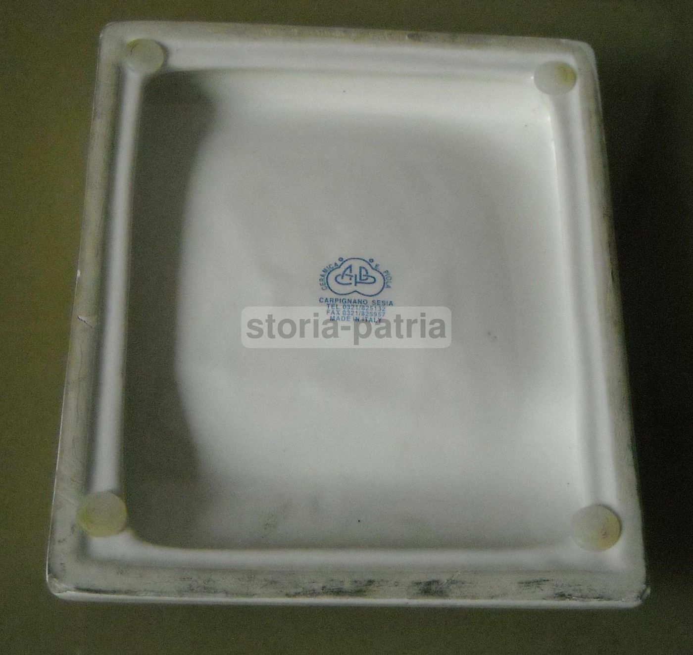Soprammobile Pubblicitario Majani In Ceramica Araldica