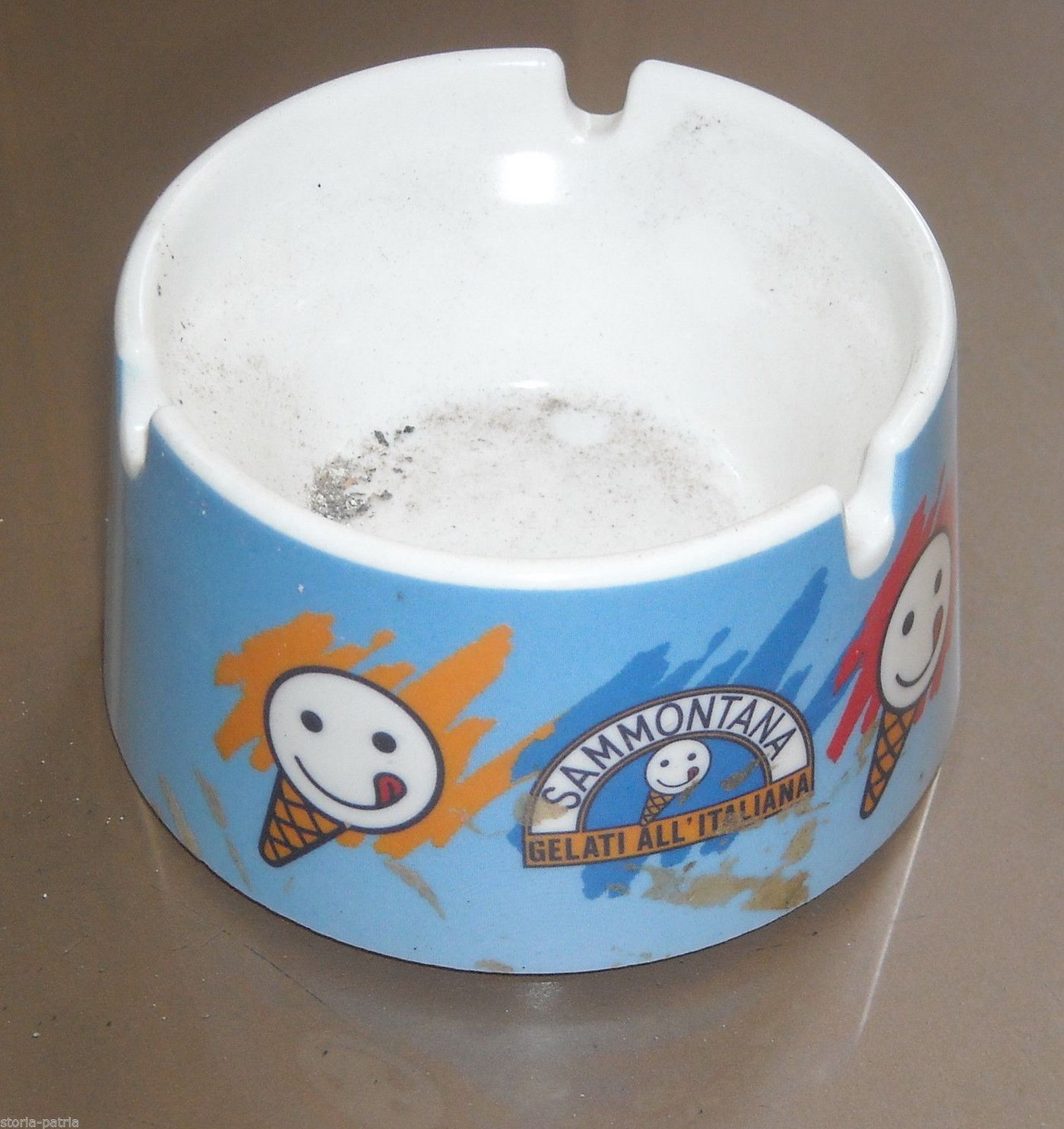 Posacenere Pubblicitario Sammontana Gelati Vintage Made In Italy