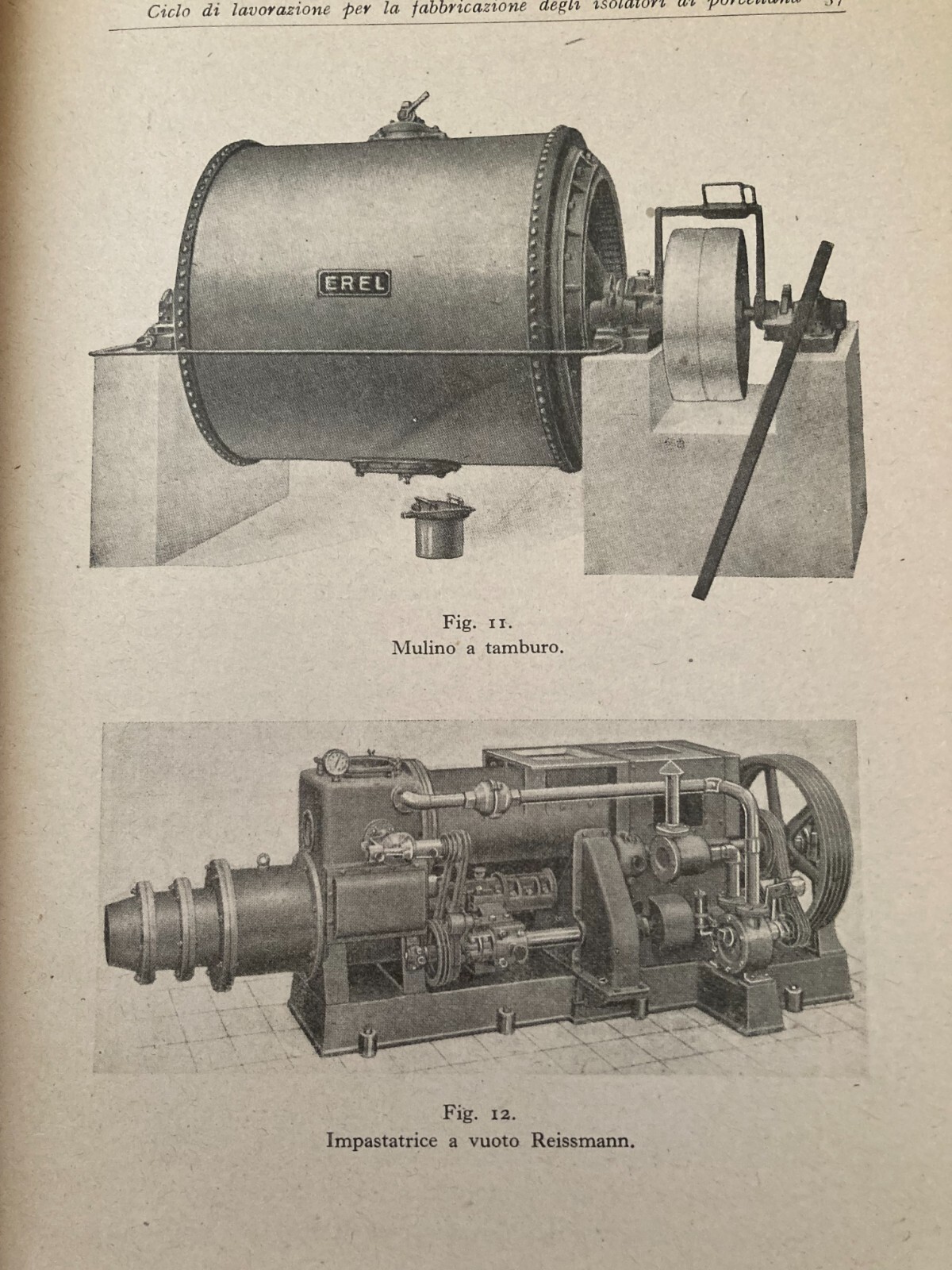Isolatori Di Porcellana. Trattazione Tecnica   Hoepli, 1947