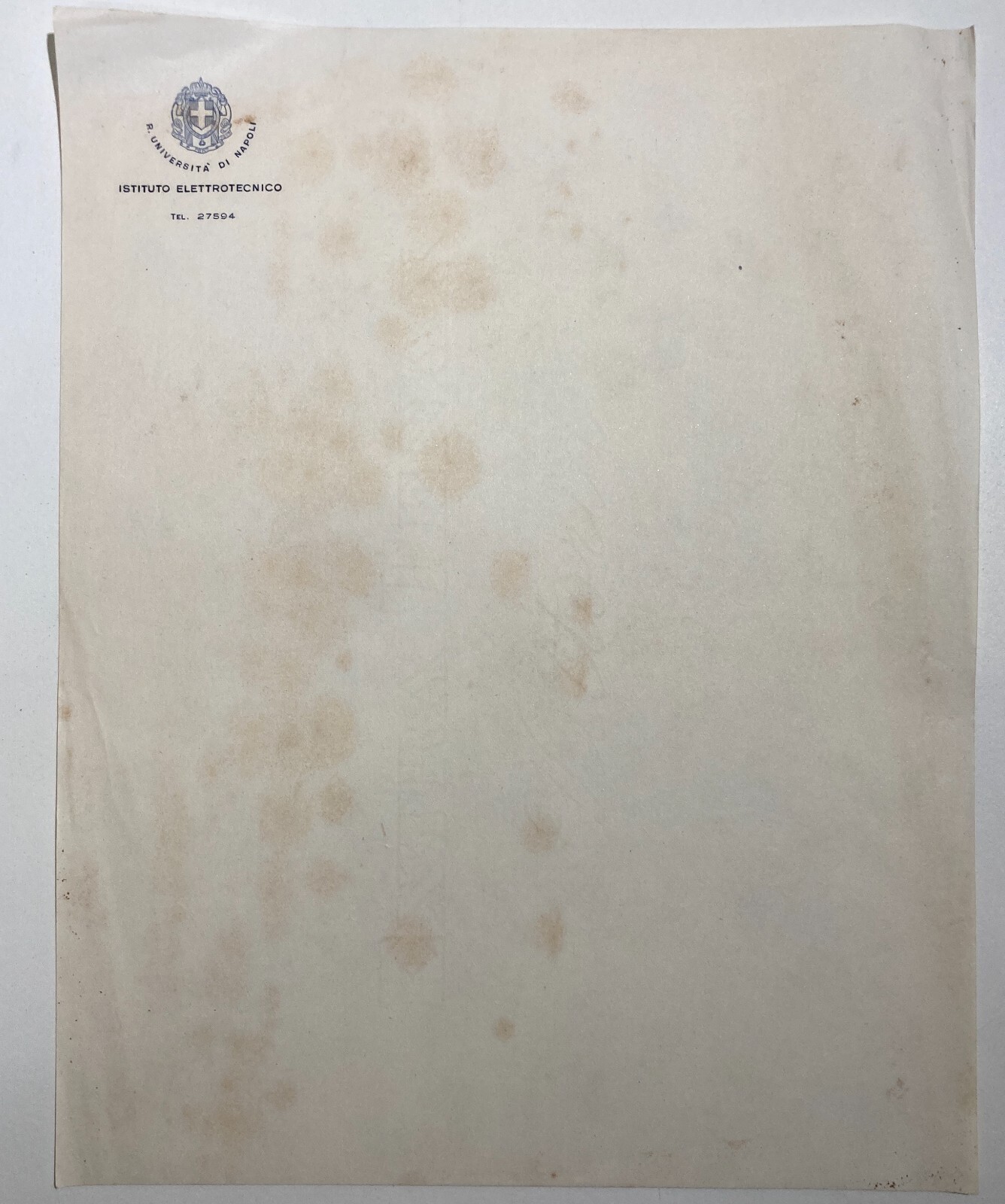 Ingegneria, Elettricità, Istituto Elettrotecnico, Araldica, Università Di Napoli