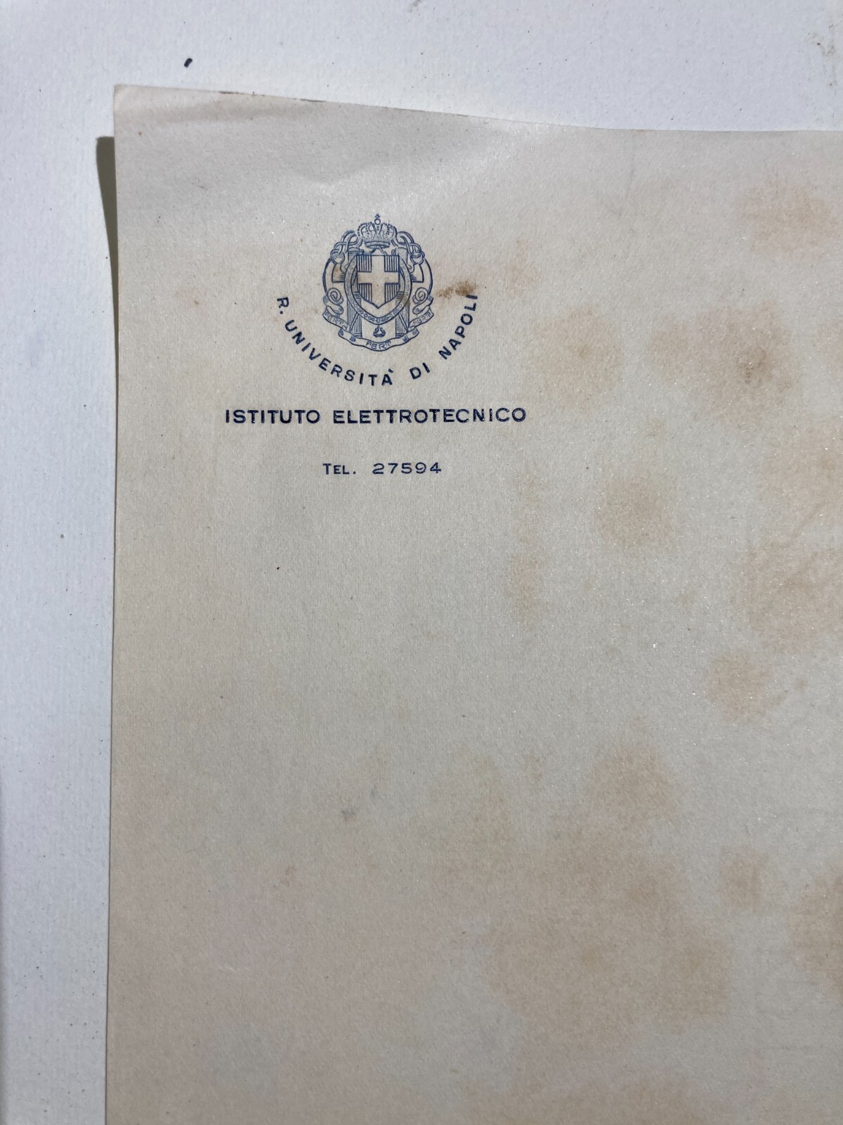 Ingegneria, Elettricità, Istituto Elettrotecnico, Araldica, Università Di Napoli
