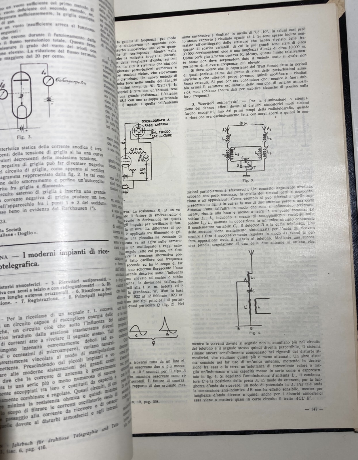 Elettricità, Elettrotecnica, Rendiconti, Radio, Agraria, Illuminazione, Veneto, 1924