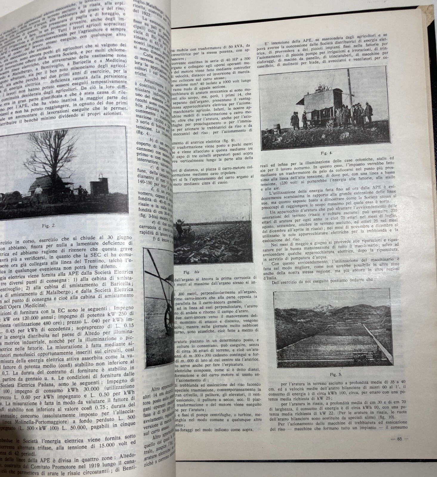 Elettricità, Elettrotecnica, Rendiconti, Radio, Agraria, Illuminazione, Veneto, 1924