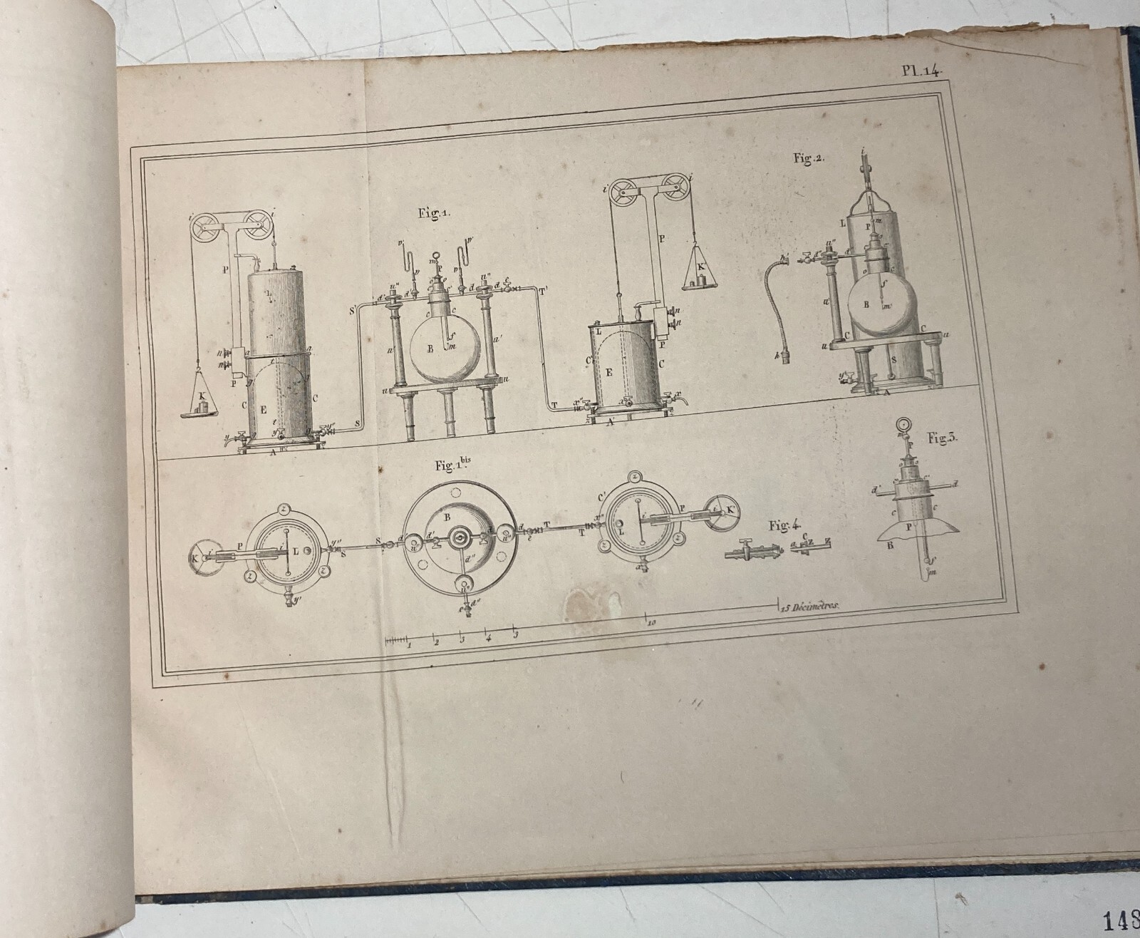 Scienze, Chimica, Attrezzatura: Thenard, Atlante Illustrato, 1847