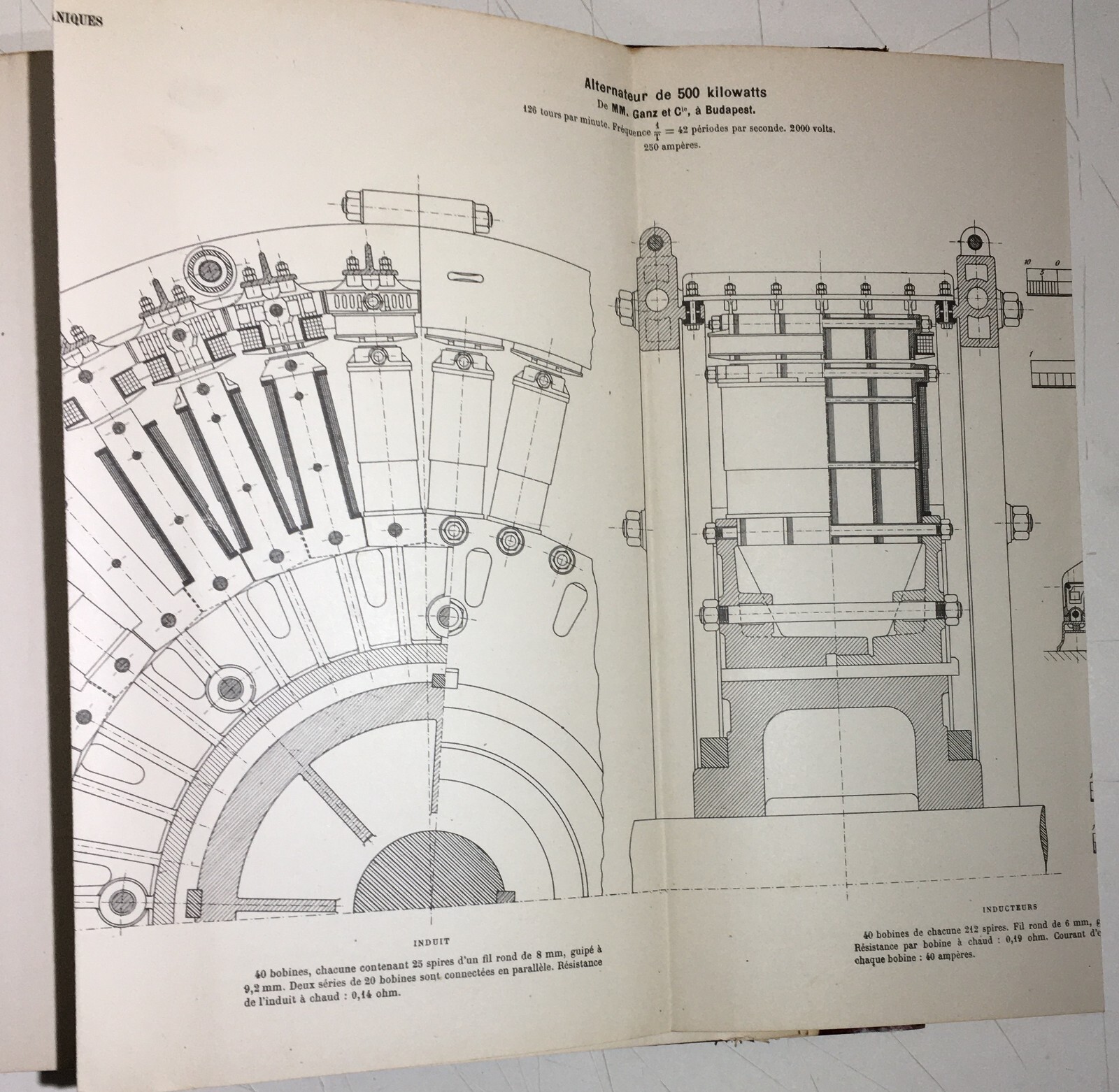 Elettricità, Elettrotecnica, Motori, Alternatori, Bobine, Dinamo. Kapp, 1898