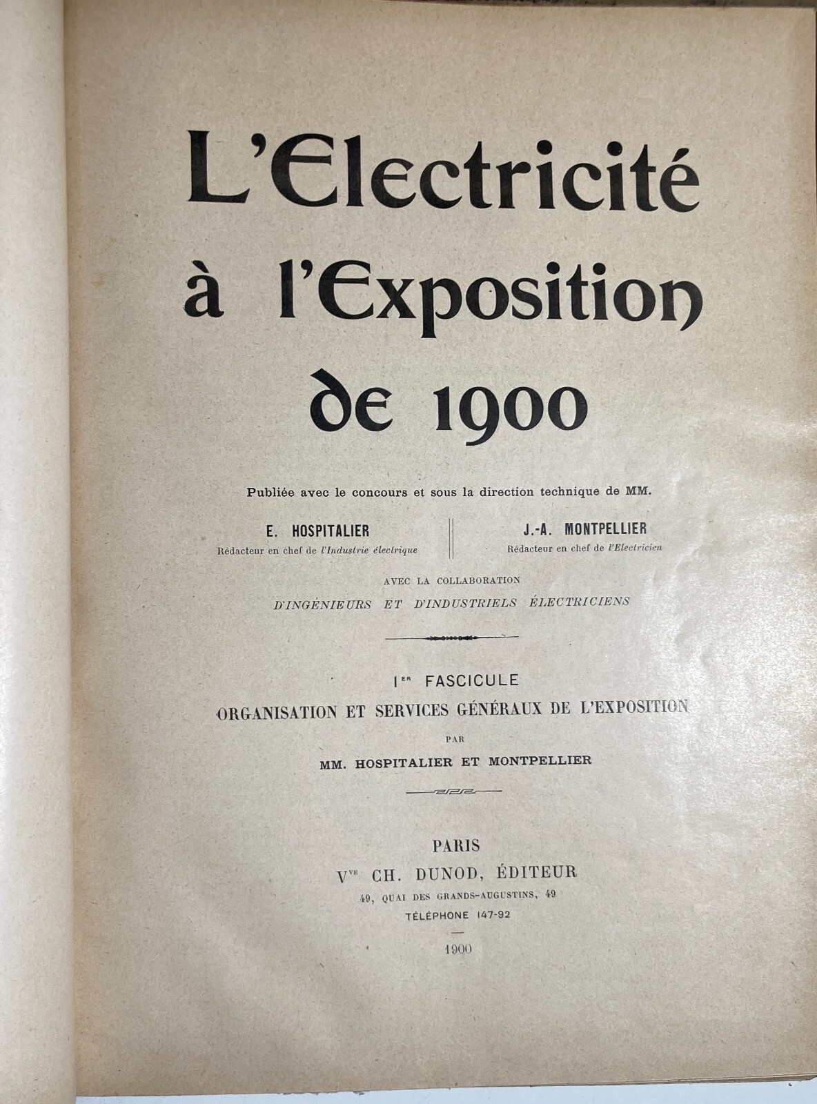 Elettricità, Elettrotecnica E L'Esposizione Di Parigi 1900: Tre Volumi Illustrati