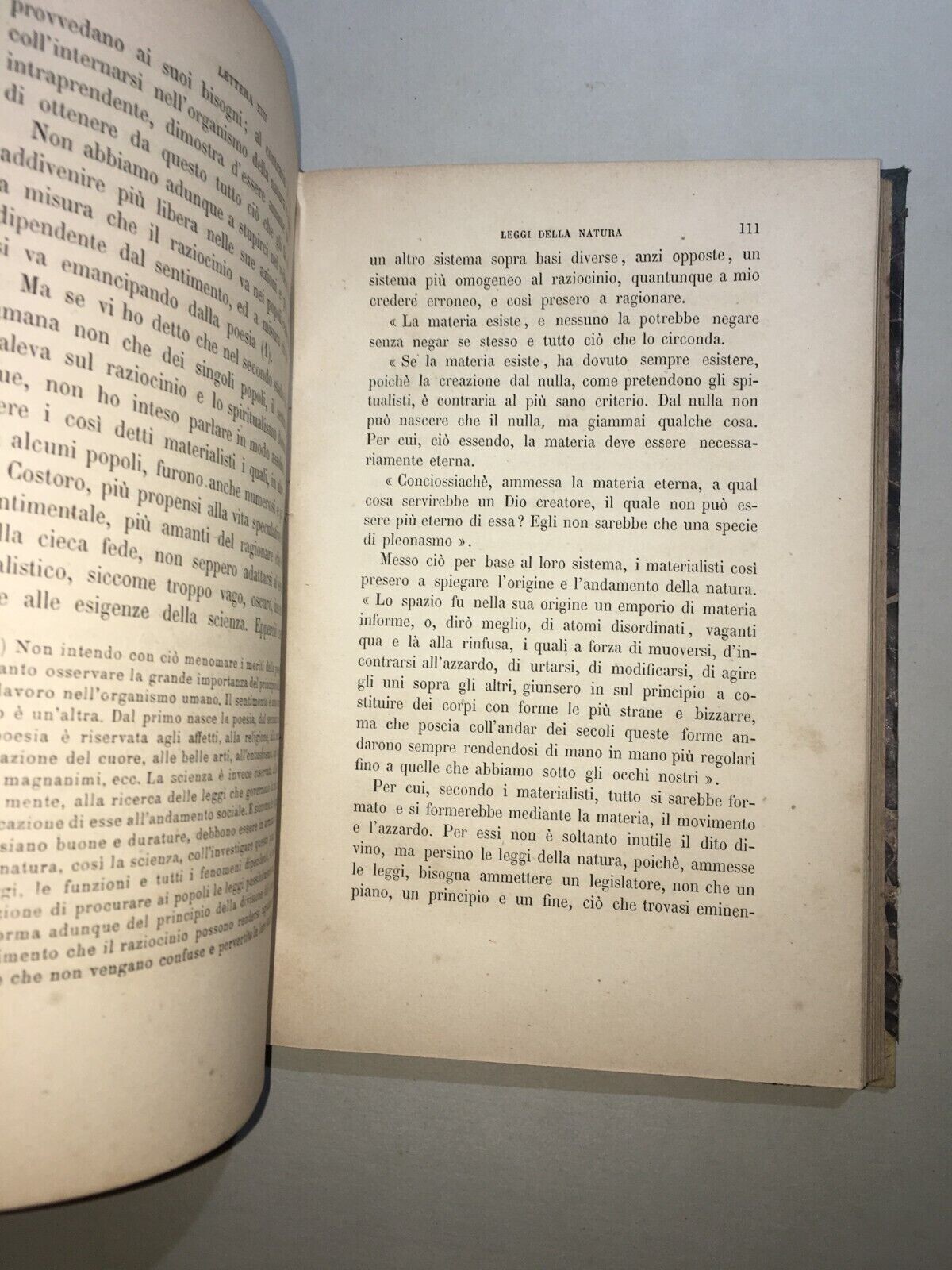 Lettere Cosmologiche: Scienze, Fisica E Metafisica Di Michele Giordano (1872)