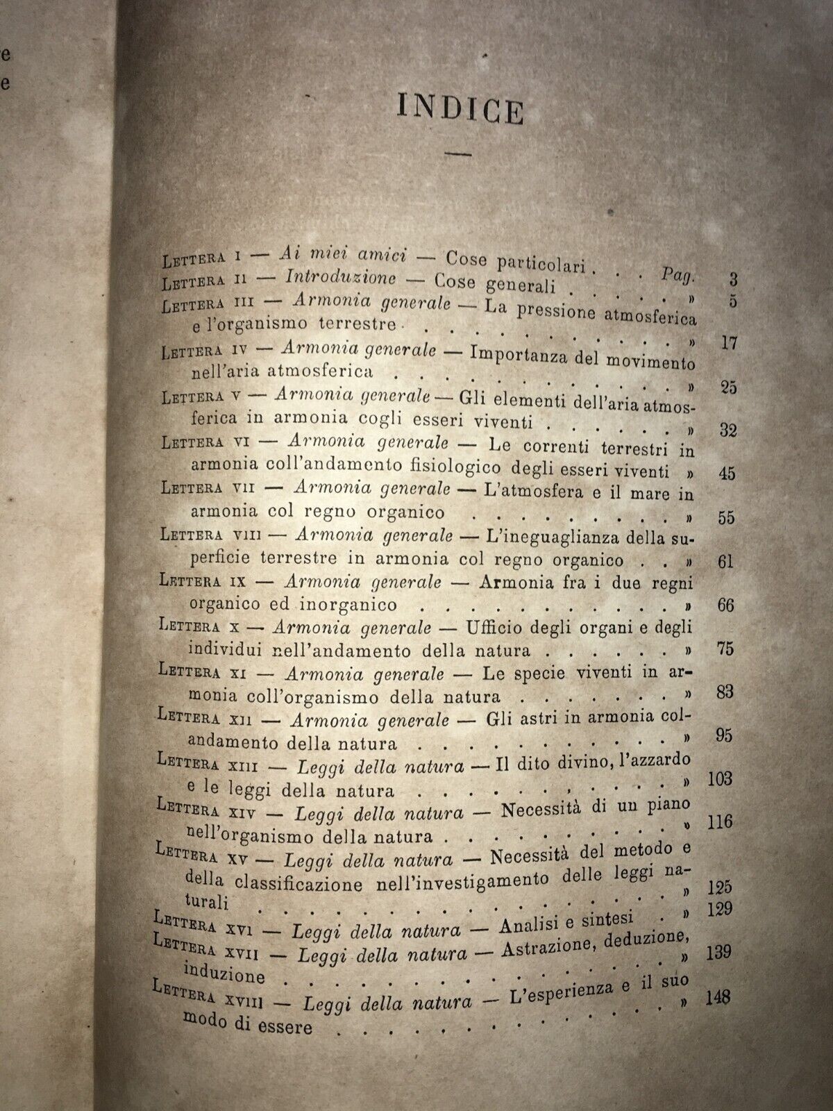 Lettere Cosmologiche: Scienze, Fisica E Metafisica Di Michele Giordano (1872)