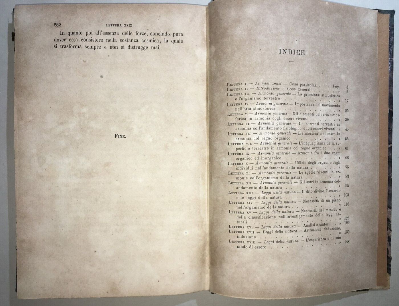 Lettere Cosmologiche: Scienze, Fisica E Metafisica Di Michele Giordano (1872)