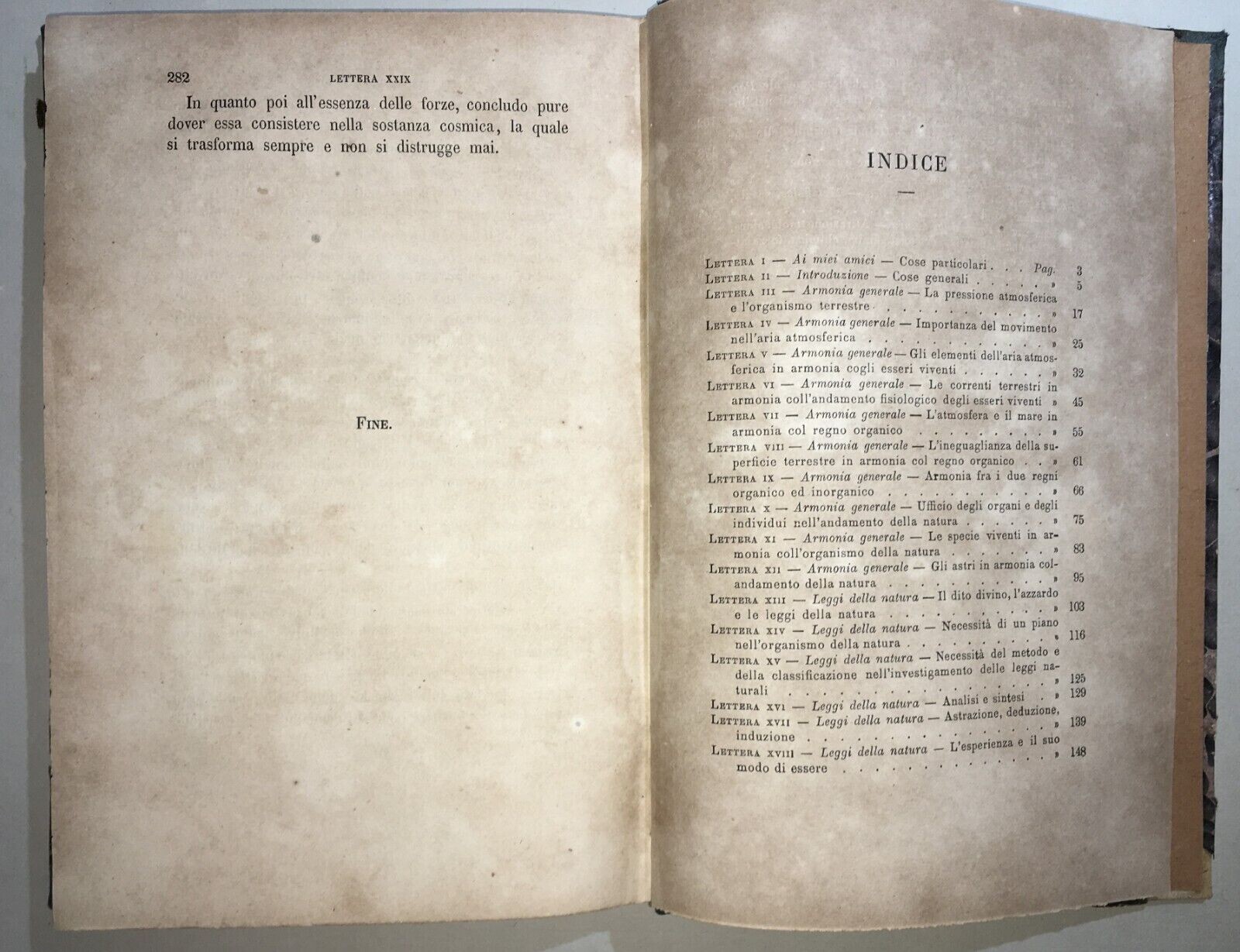Lettere Cosmologiche: Scienze, Fisica E Metafisica Di Michele Giordano (1872)