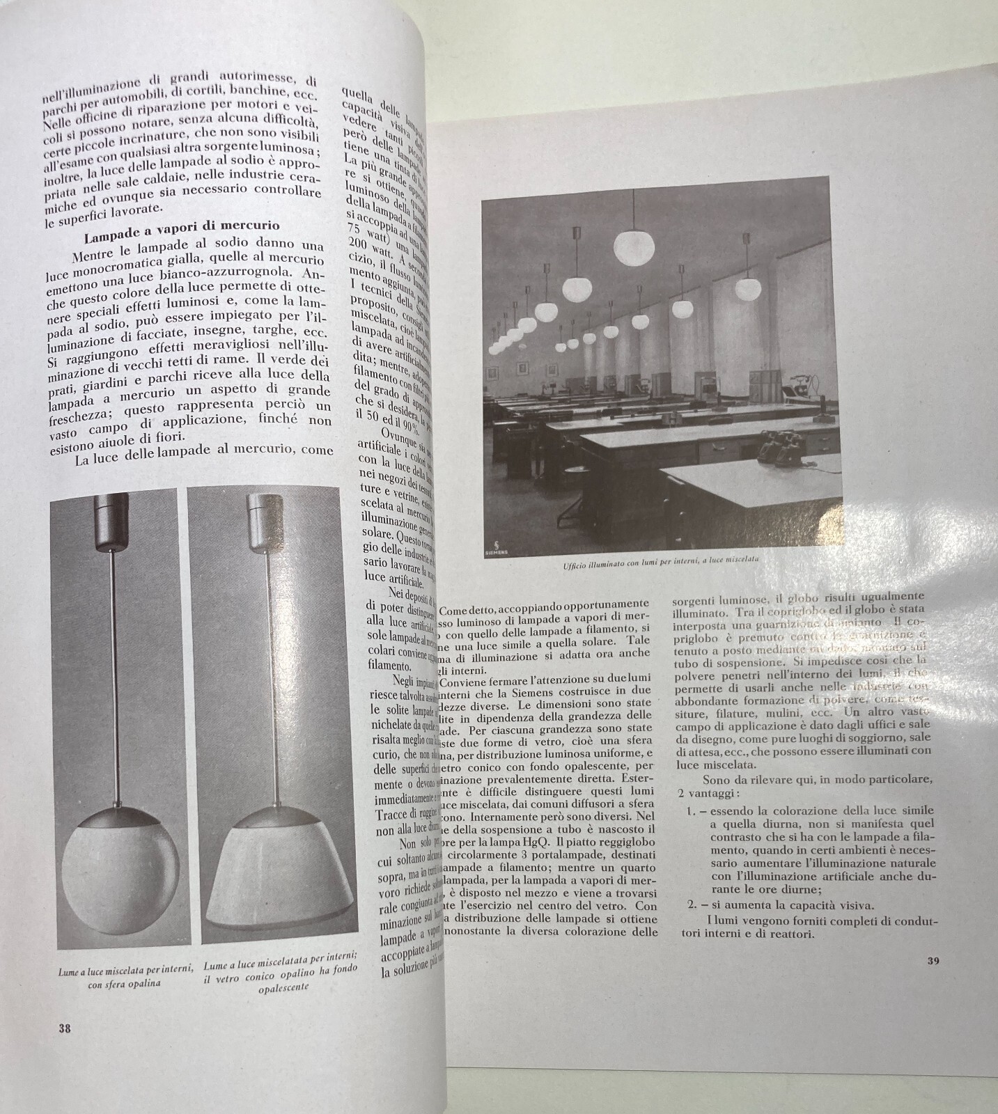 Elettricità, Elettrotecnica E Lampade   Rivista Siemens, 1939