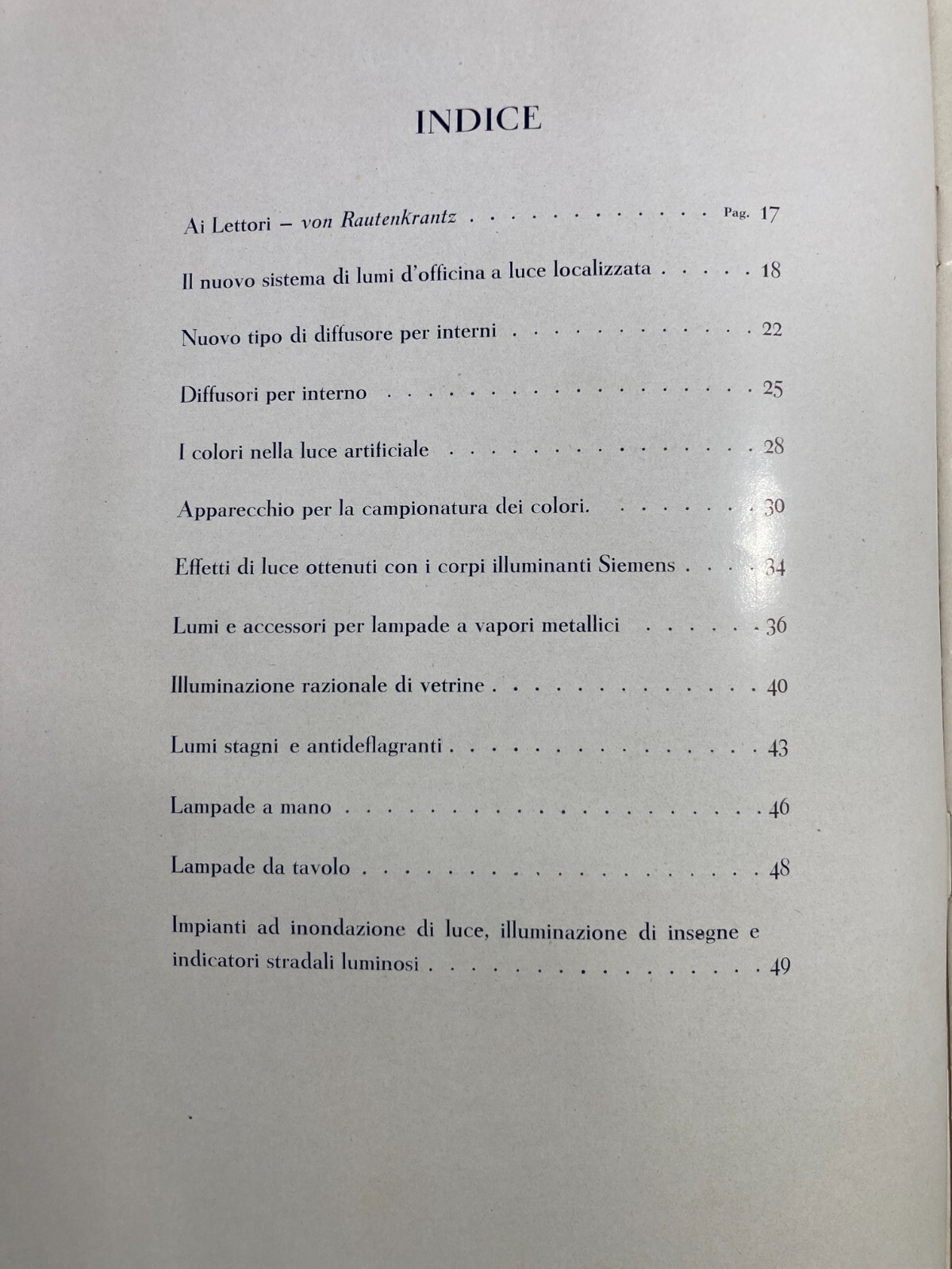 Elettricità, Elettrotecnica E Lampade   Rivista Siemens, 1939