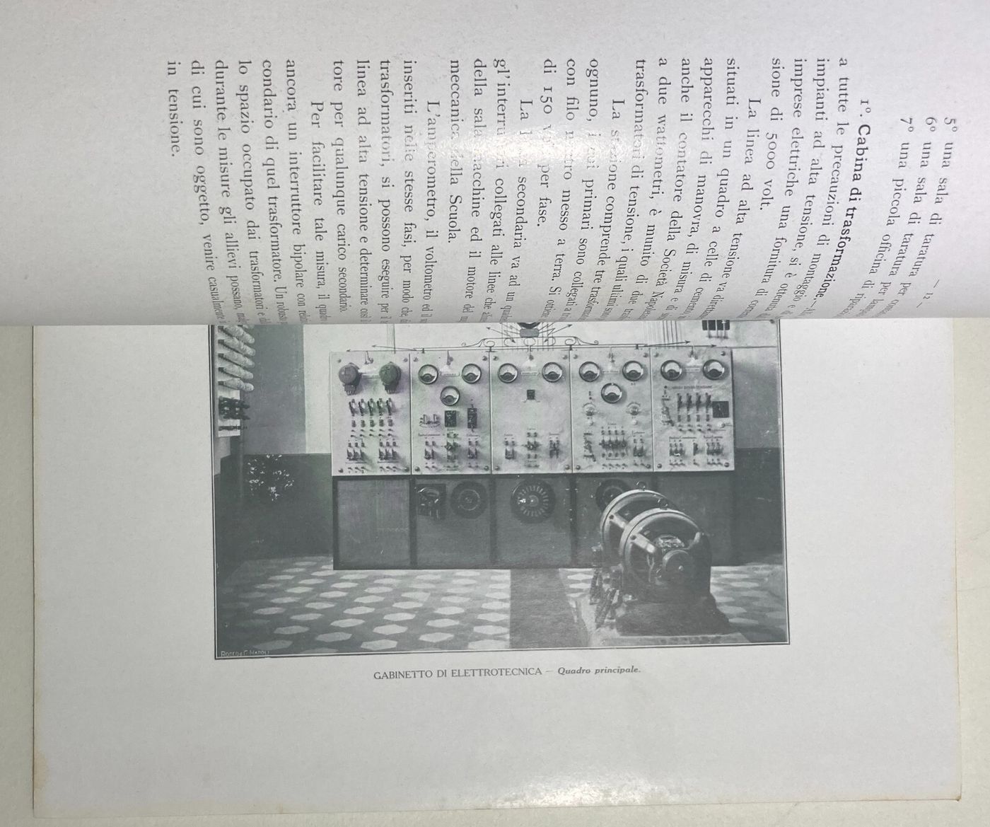 L'Insegnamento E Il Gabinetto Di Elettrotecnica, Napoli, Melazzo, 1911