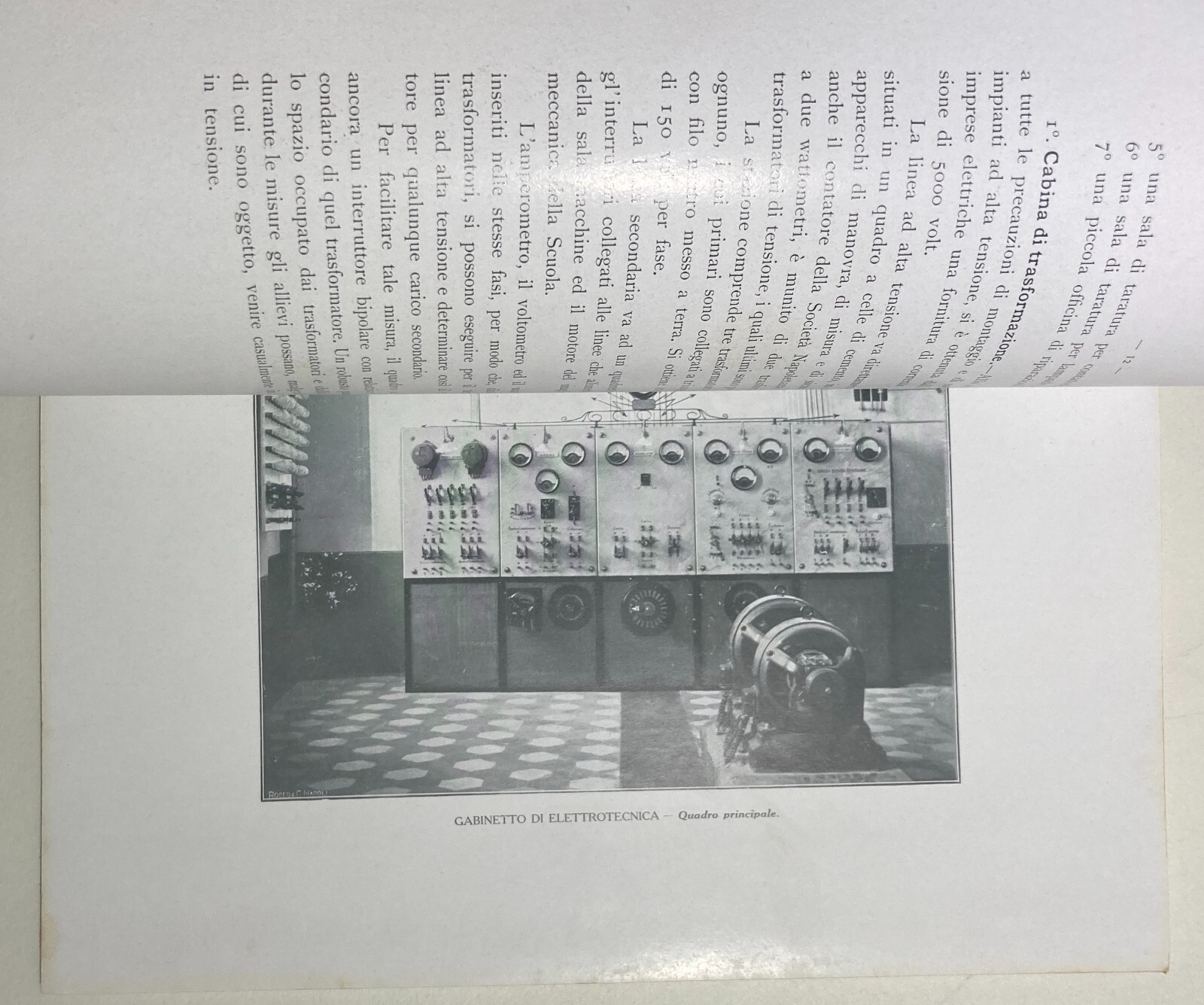 L'Insegnamento E Il Gabinetto Di Elettrotecnica, Napoli, Melazzo, 1911