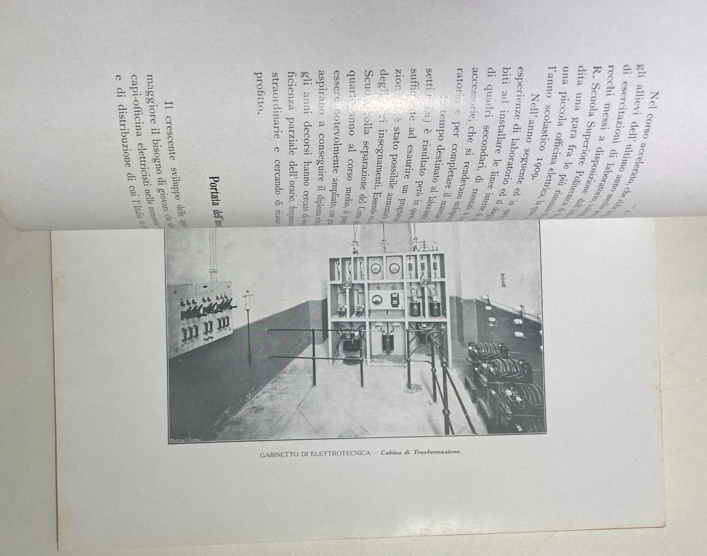 L'Insegnamento E Il Gabinetto Di Elettrotecnica, Napoli, Melazzo, 1911