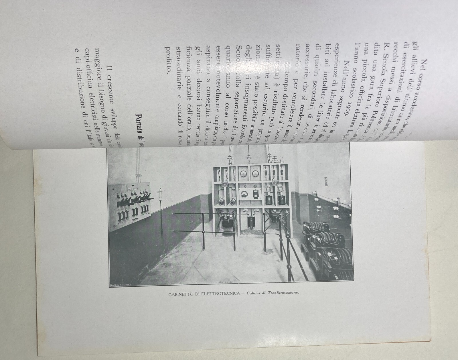 L'Insegnamento E Il Gabinetto Di Elettrotecnica, Napoli, Melazzo, 1911