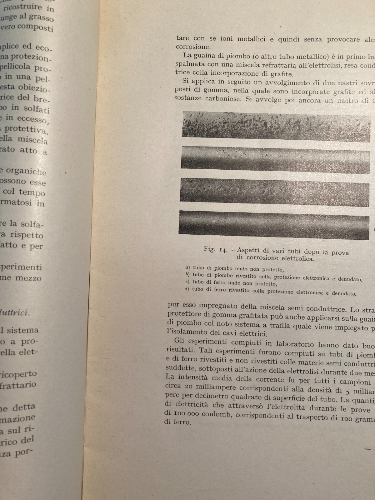 Ingegneria: Protezione Delle Canalizzazioni Sotterranee Contro Le Corrosioni   Elvio Soleri
