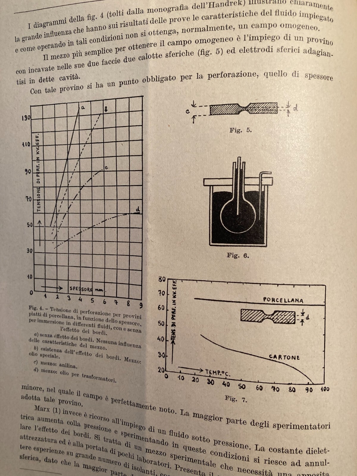 Ingegneria, Elettrotecnica, Fisica, Isolanti, Dielettrico   Otto Cuzzer   Roma 1930