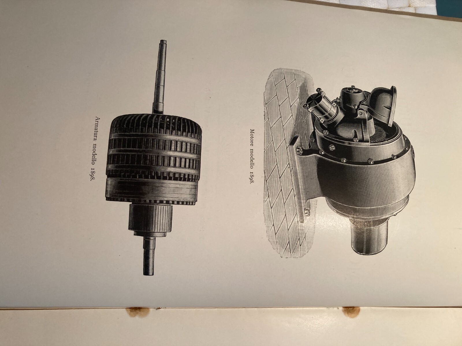 Ingegneria, Elettrotecnica, Motore Elettrico Brioschi Finzi, Milano E La Spezia, 1898