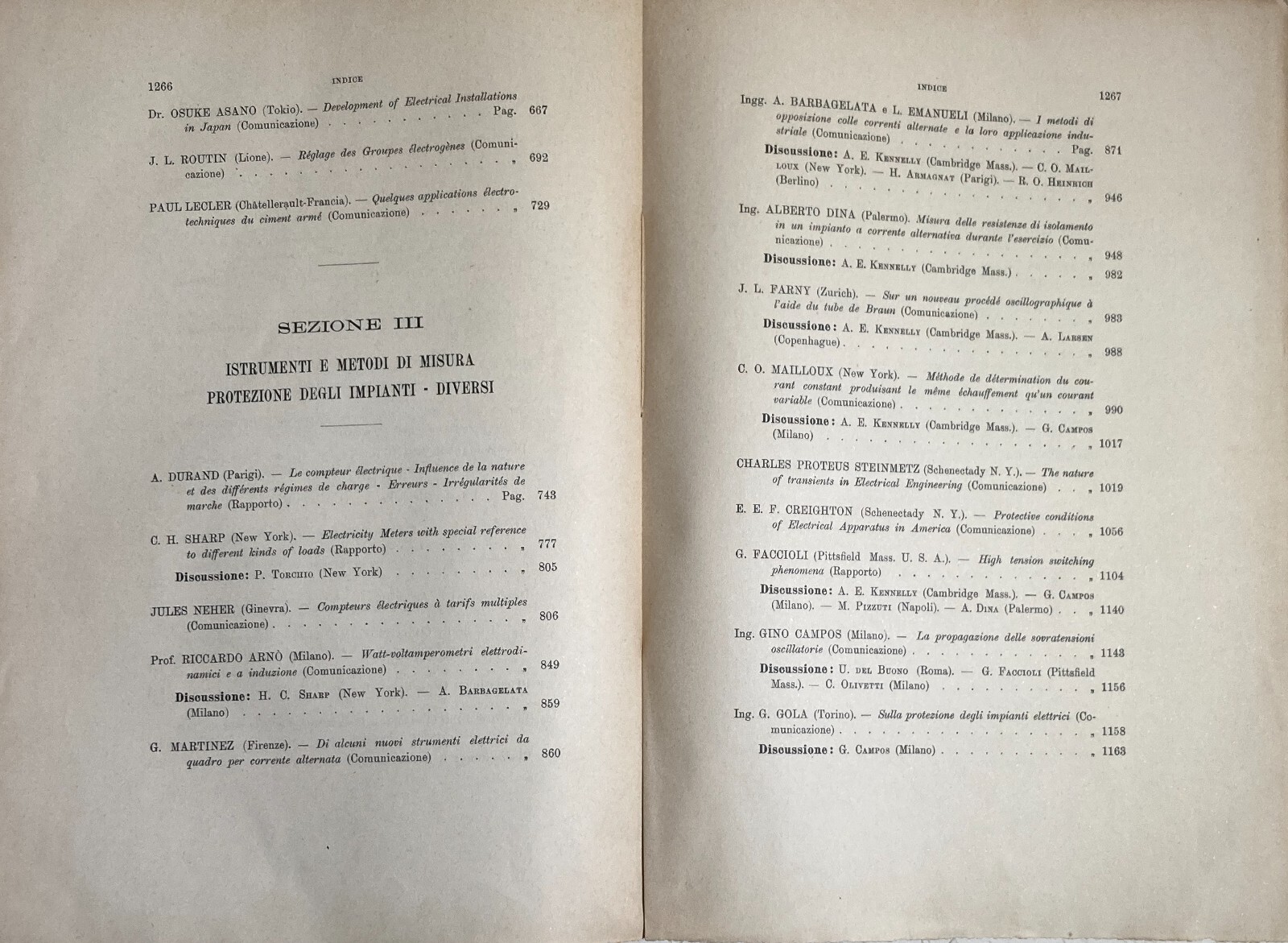 Elettricità, Elettrotecnica, Telefonia, Illuminazione: Atti Del Congresso, Torino 1911
