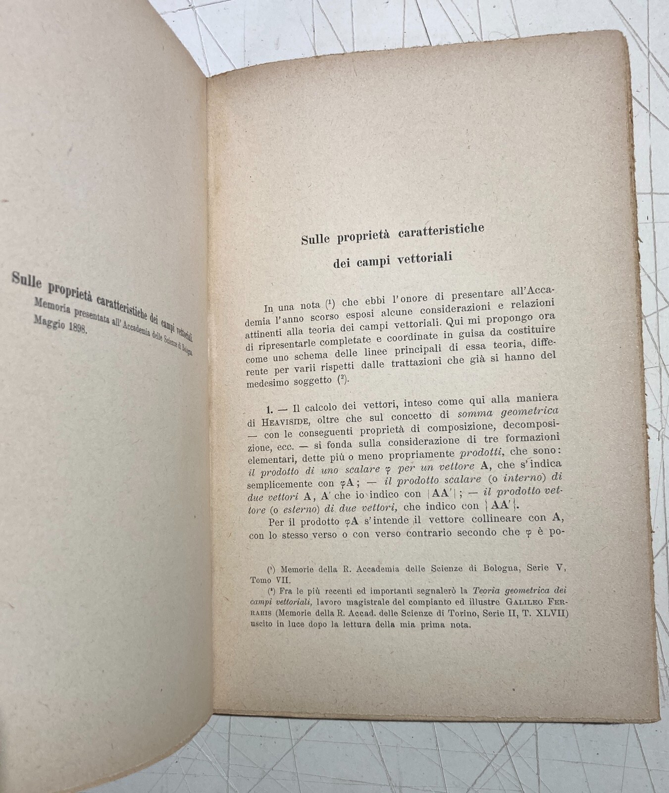 Luigi Donati, Memorie E Note Scientifiche, Bologna, 1925