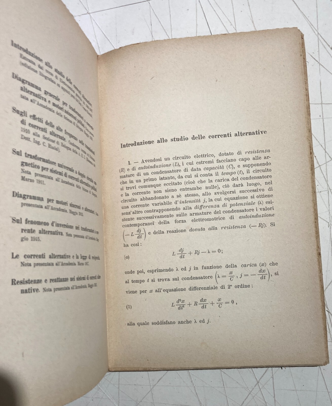 Luigi Donati, Memorie E Note Scientifiche, Bologna, 1925