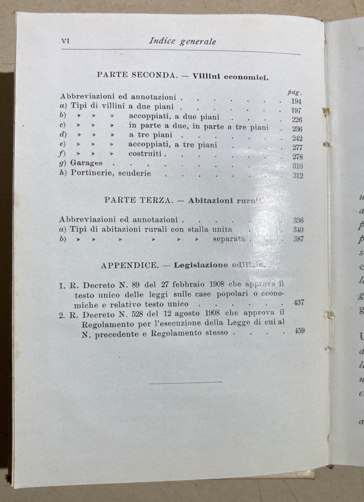 Ingegneria, Architettura, Edilizia Popolare, Villini, Casette. Illustrato Hoepli, 1915