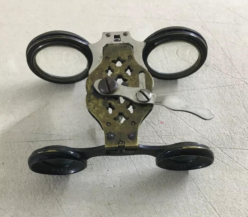 Binocolo Da Collezione Pieghevole Guglielmo Novelli Napoli