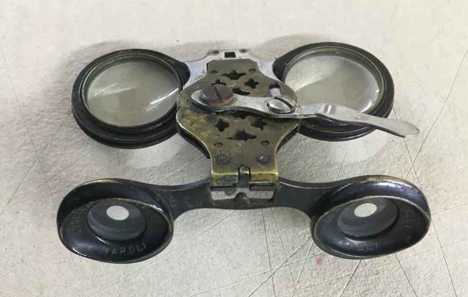 Binocolo Da Collezione Pieghevole Guglielmo Novelli Napoli