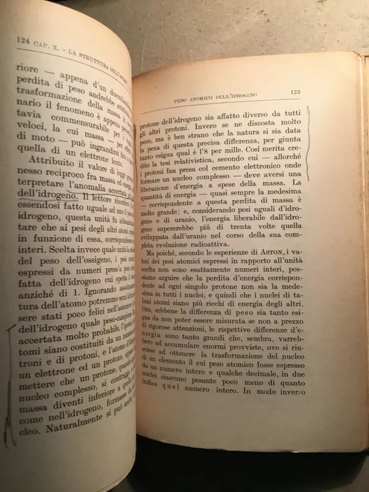 I Misteri Dell'Atomo: Scienze, Fisica, Chimica, Radioattività E Raggi Cosmici   G.P. Thomson (1934)
