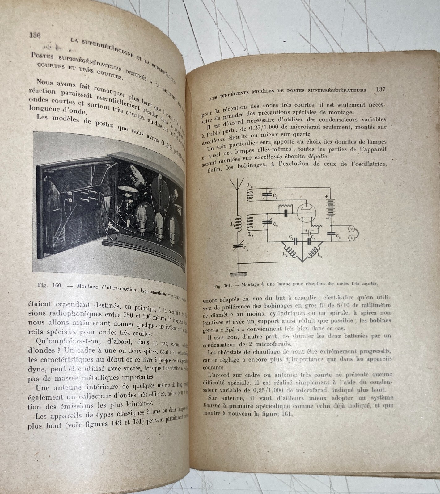 Fisica, Elettrotecnica, Valvole, Amplificatori, Supereterodina, Hemardinquer, 1926