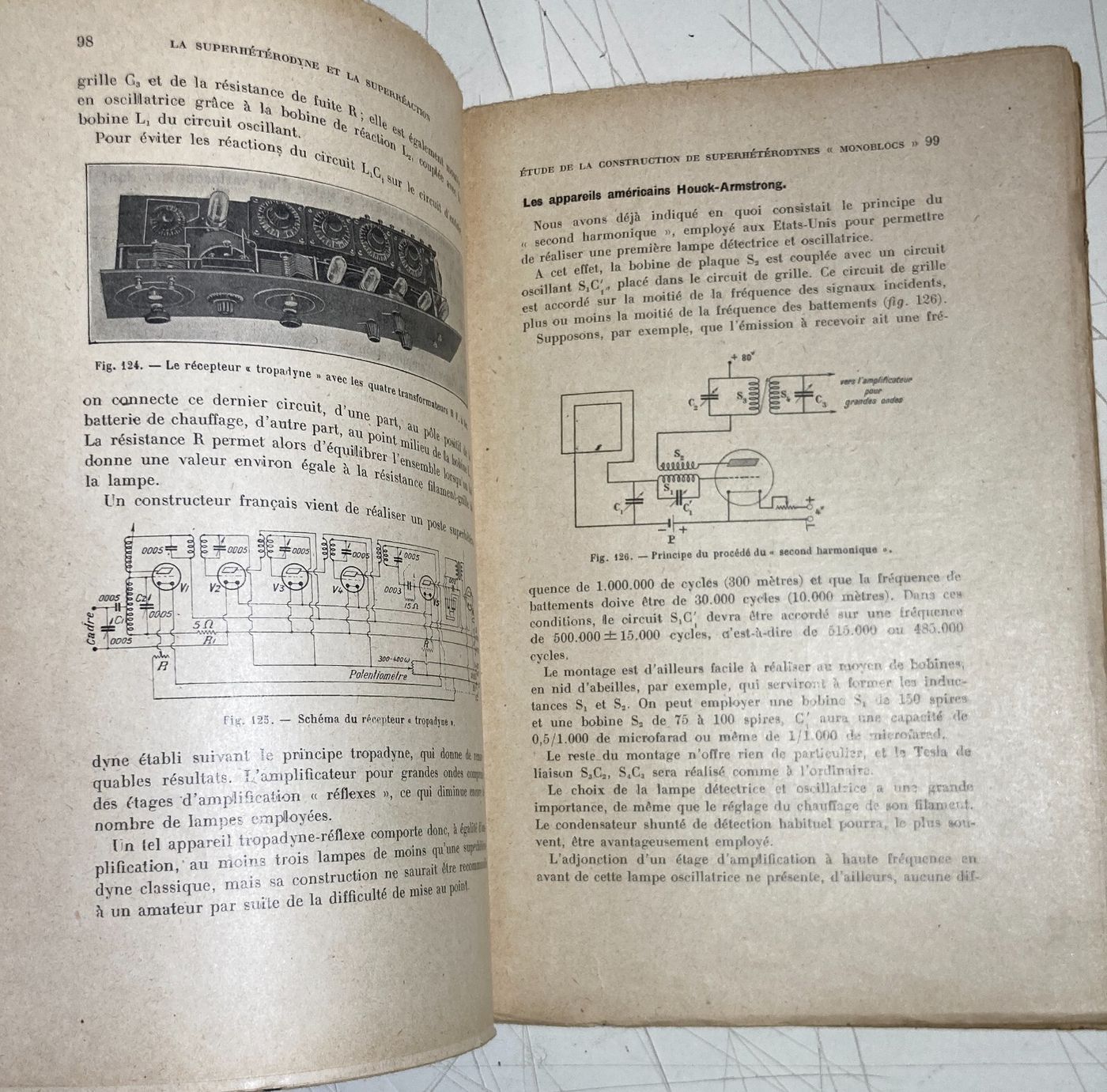 Fisica, Elettrotecnica, Valvole, Amplificatori, Supereterodina, Hemardinquer, 1926