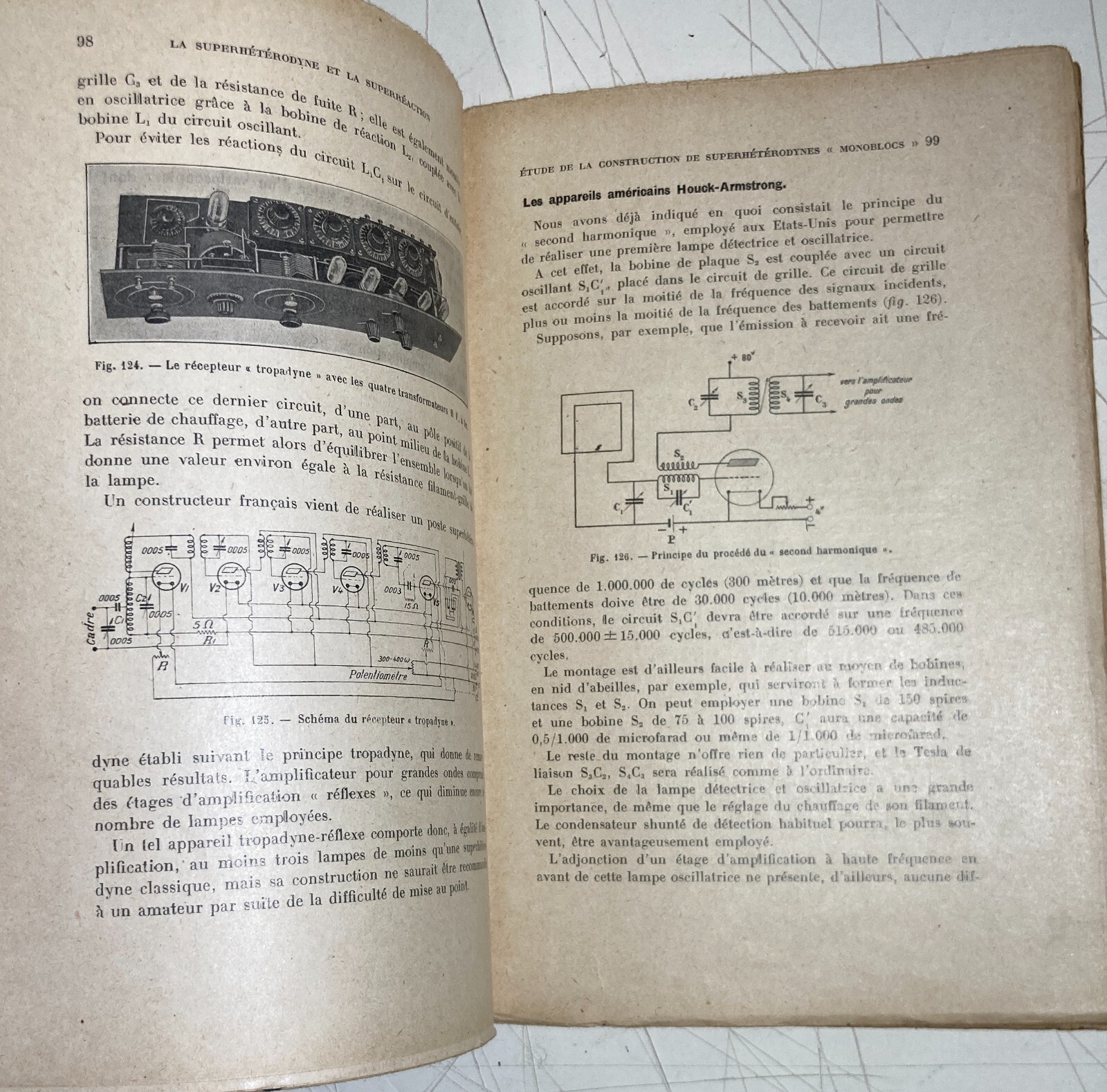 Fisica, Elettrotecnica, Valvole, Amplificatori, Supereterodina, Hemardinquer, 1926