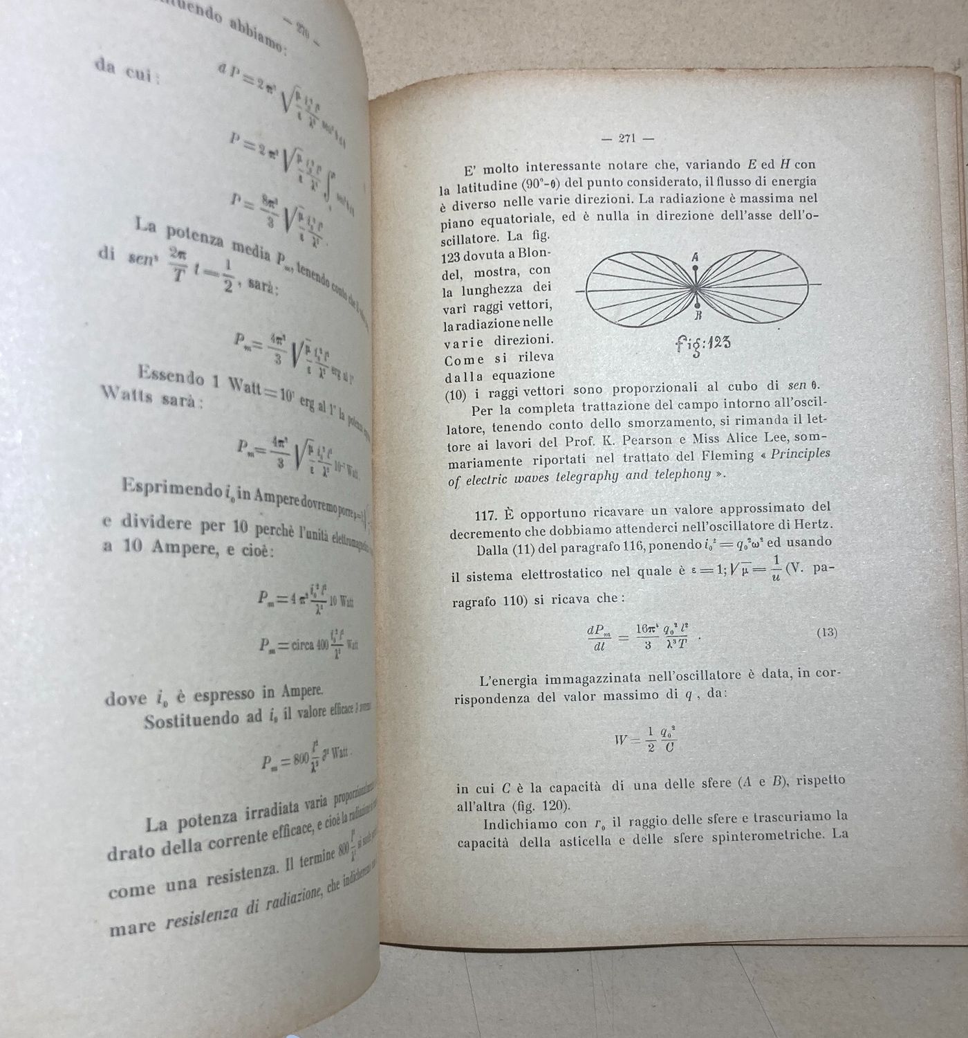 Giuseppe Pession. Lezioni Di Radiotelegrafia (Vol. 1). Napoli, 1923