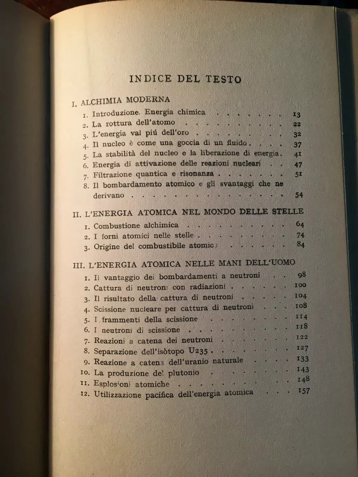 L'Energia Atomica Nella Vita Cosmica Ed Umana (1950)