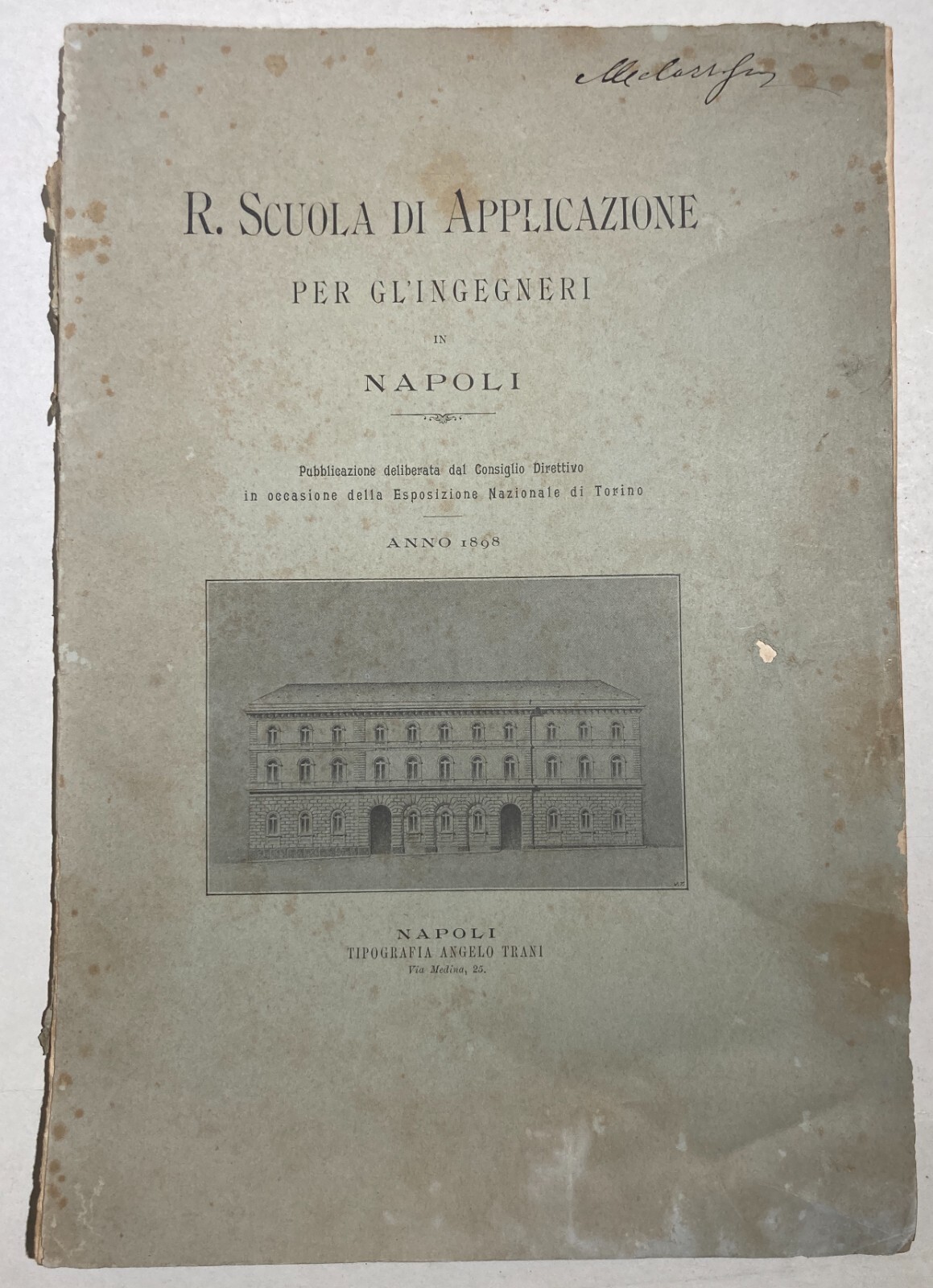 Napoli: Giornale Della Scuola Di Applicazione Per Gli Ingegneri (1898)